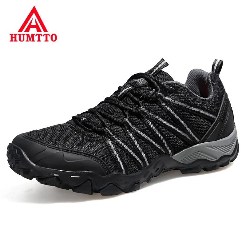 Chaussures randonnée homme Humtto cuir respirantes - Pour trekking, chasse et escalade été soldes