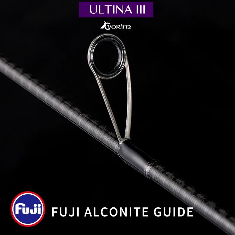 Canne à pêche Kyorim ULTINA III BASS LURE PODE carbone FUJI VSS CS 2.03-2.28m M/ML/MH