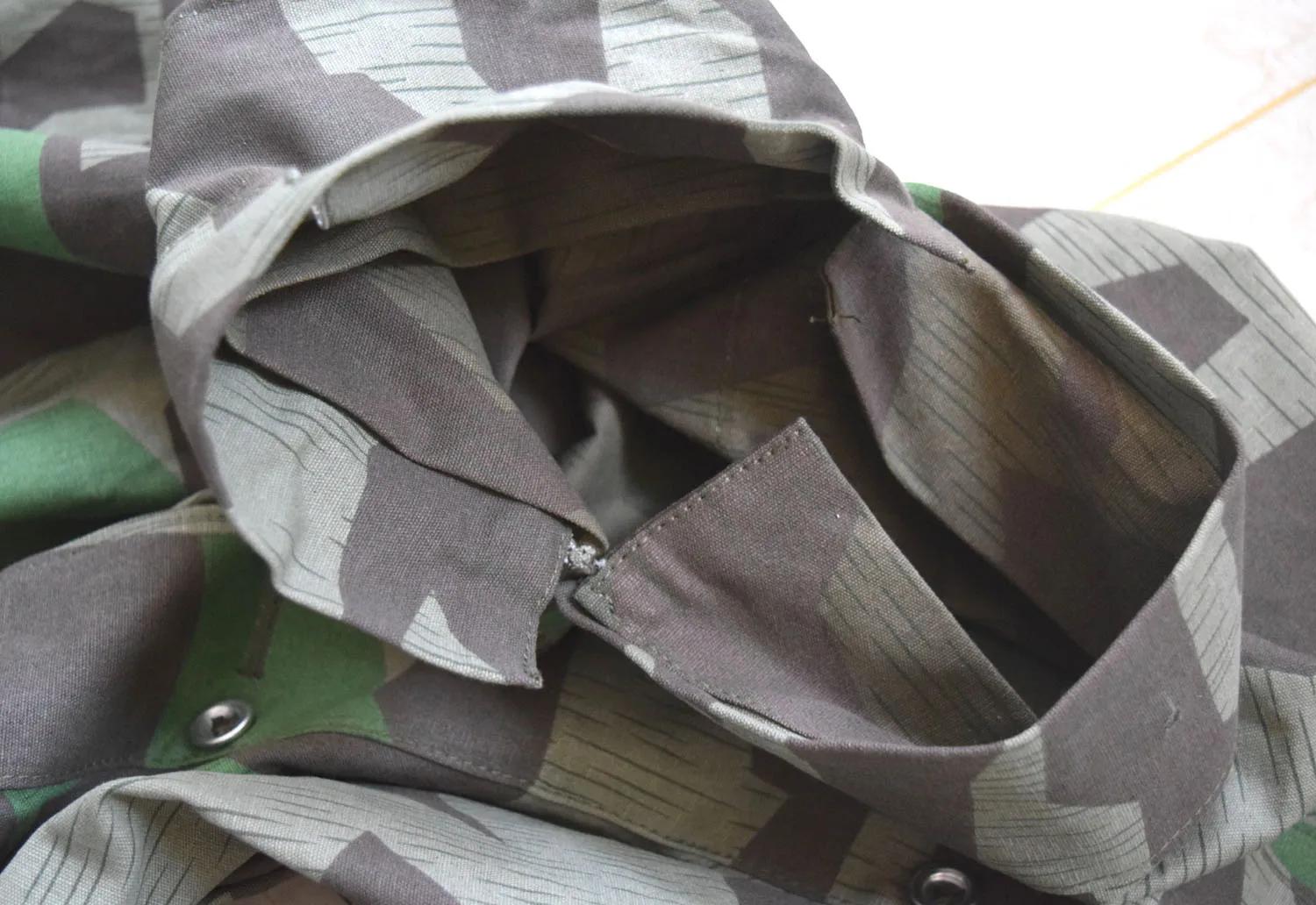 Reconstitution allemand CamSolomon Splinter Tent Grill Poncho