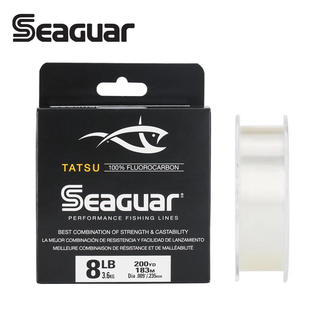 SEAGUAR TATSU-Ligne de pêche en fluorocarbone, matériel de pêche en eau douce, fibre de carbone, mon