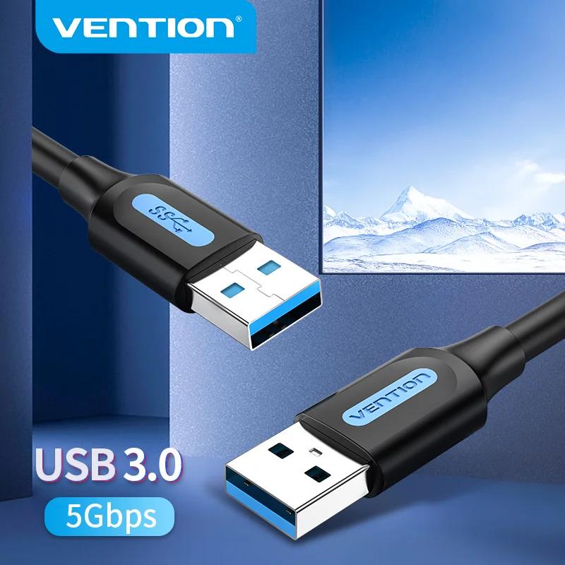 Vention – câble d'extension USB 3.0 mâle vers mâle, 3.0 2.0, pour disque dur, boîtier TV, ordinateur