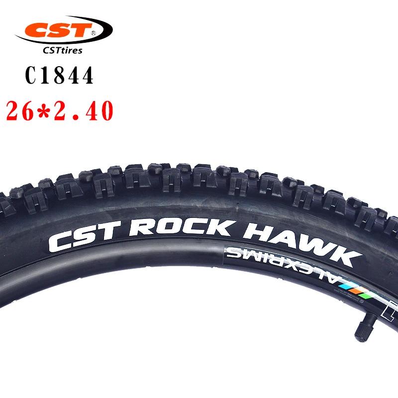 Pneu de vélo de montagne CST ROCK HAWK 26 pouces C1844, fil d'acier, 26*2.40 27.5*2.25, pneu VTT ren