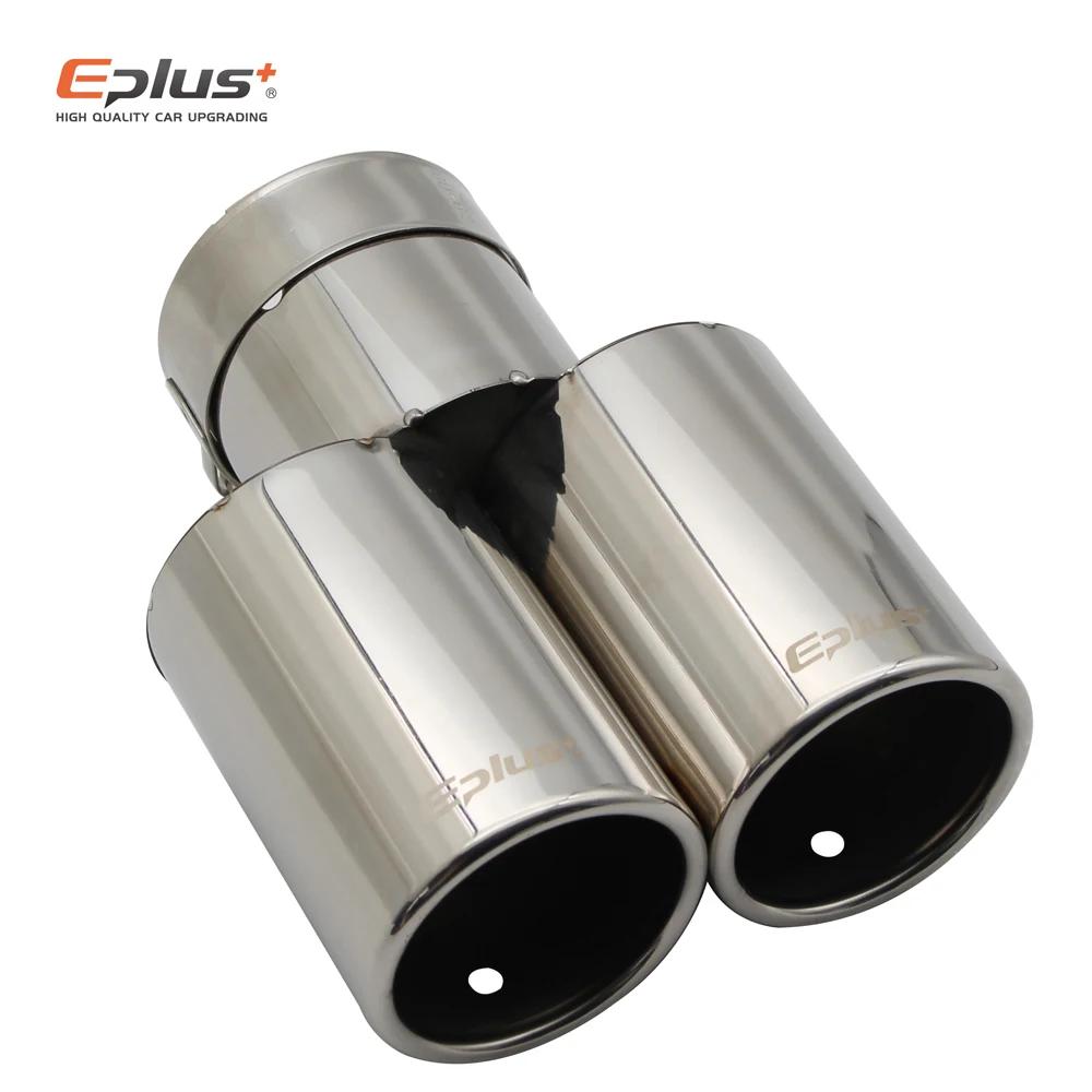 Eplus – silencieux de style de voiture, pointe de tuyau d'échappement, plat, universel, droit, en ac