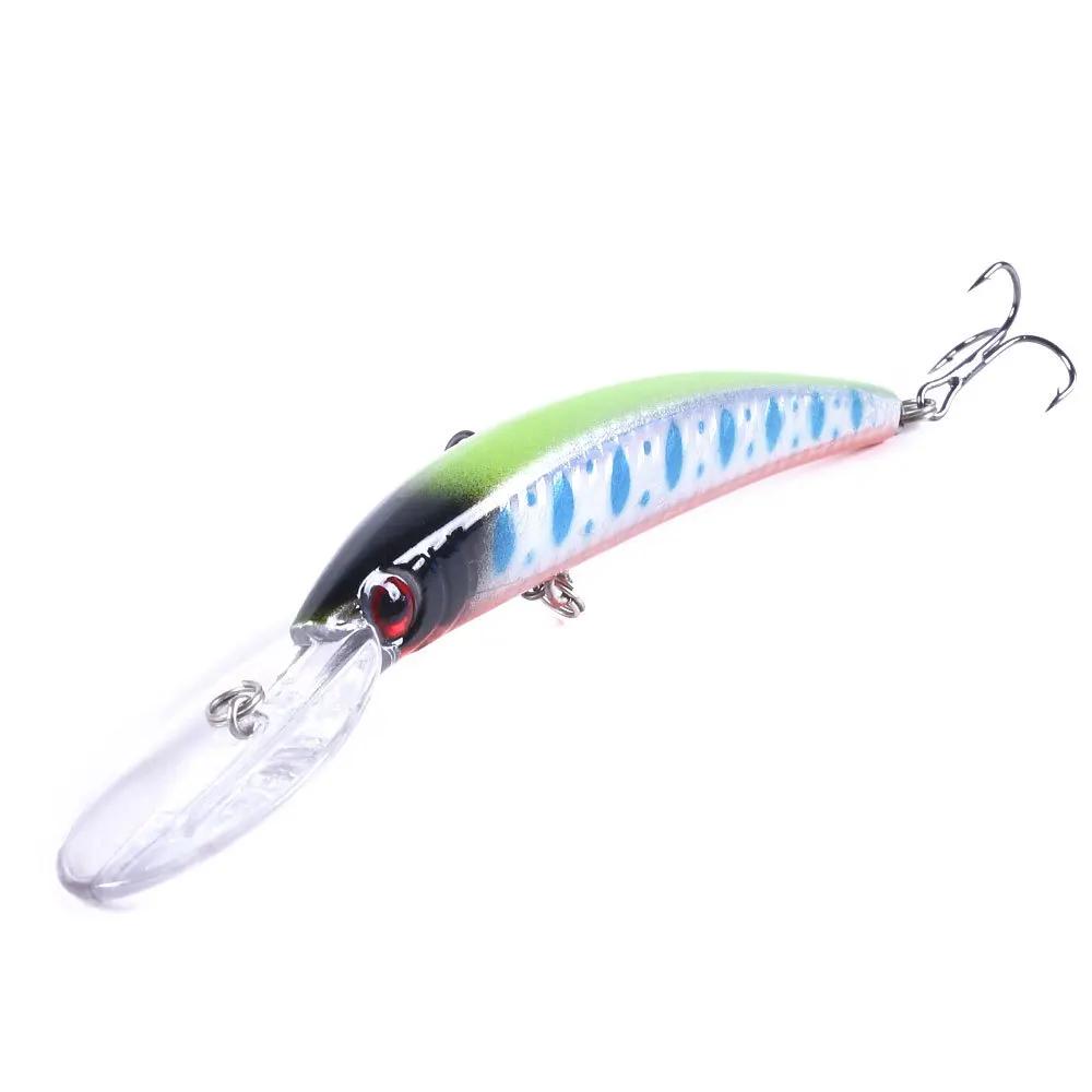 1 pièces 15 cm 15g plongée profonde Jerkbait artificiel dur appât pêche Wobblers méné leurre pour ba