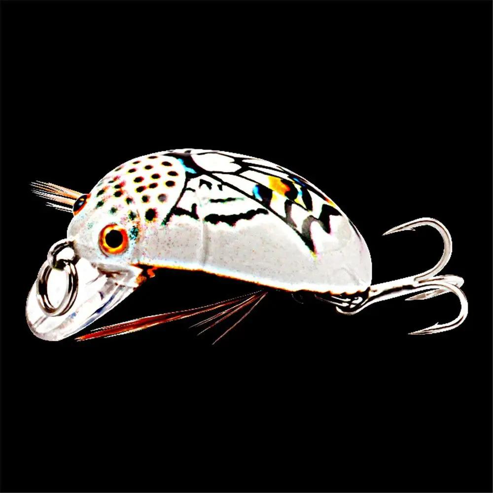 Leurre flottant en forme d'insecte, appât Élidéal pour la pêche au bar ou à la carpe, 38mm, 4.1g