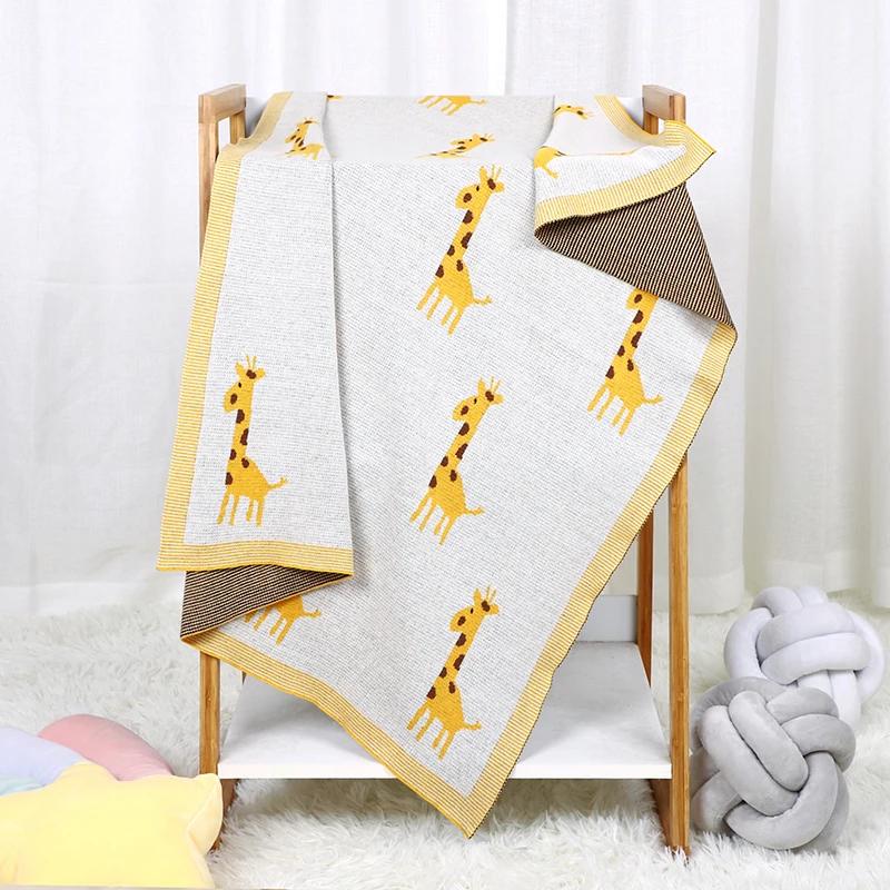 Couverture pour bébé 100% coton, literie pour nouveau-né fille et garçon, courtepointes CPull à carr