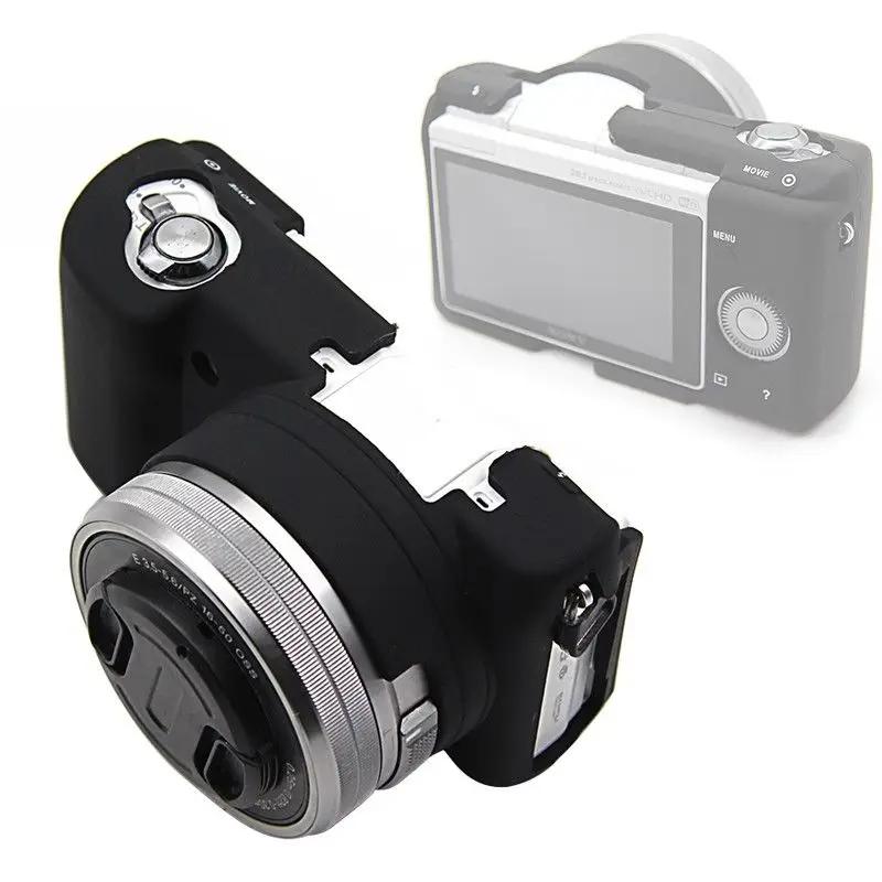 Étui en caoutchouc de silicone souple pour appareil photo, housse pour Sony Alpha A5100, A5000, A600
