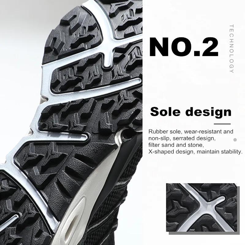 Chaussures de randonnée respirantes HUMTTO pour hommes - Nouvelle collection été - Randonnée, escalade, marche