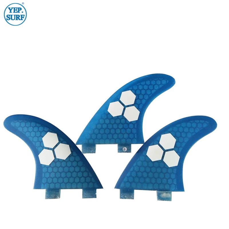 UPSURF-Aileron de surf en accent d'abeille FCS FIN L, ailerons en carbone pour planche de surf, stab