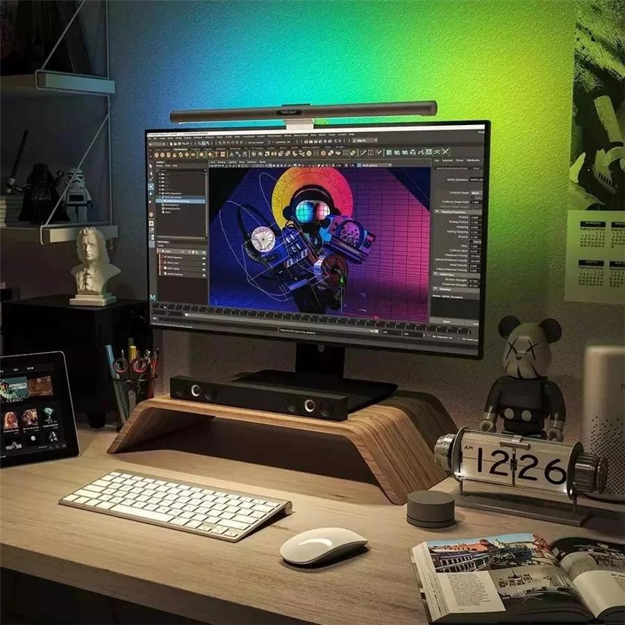 YEELIGHT écran barre lumineuse Pro Protection des yeux lecture intelligente PC ordinateur lampe affi