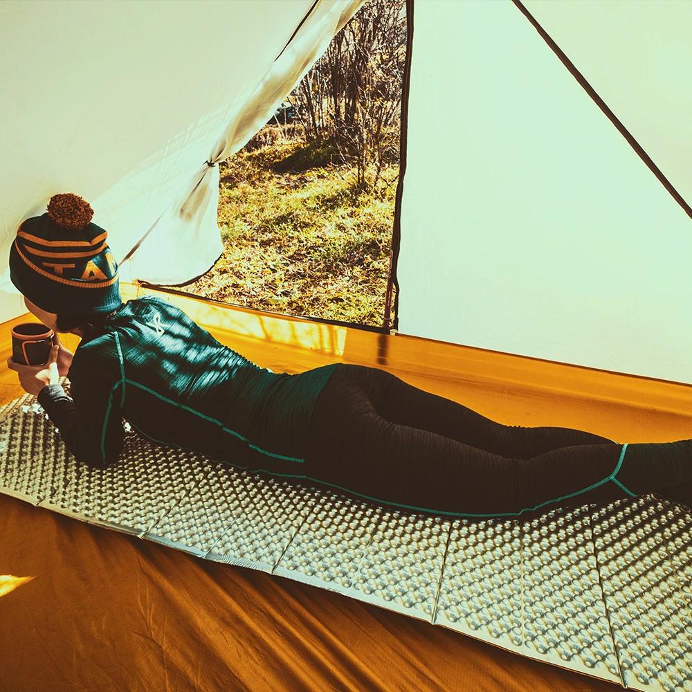 ESEA-Matelas de couchage en mousse portable, étanche à l'humidité, pour voyage, trekking, camping