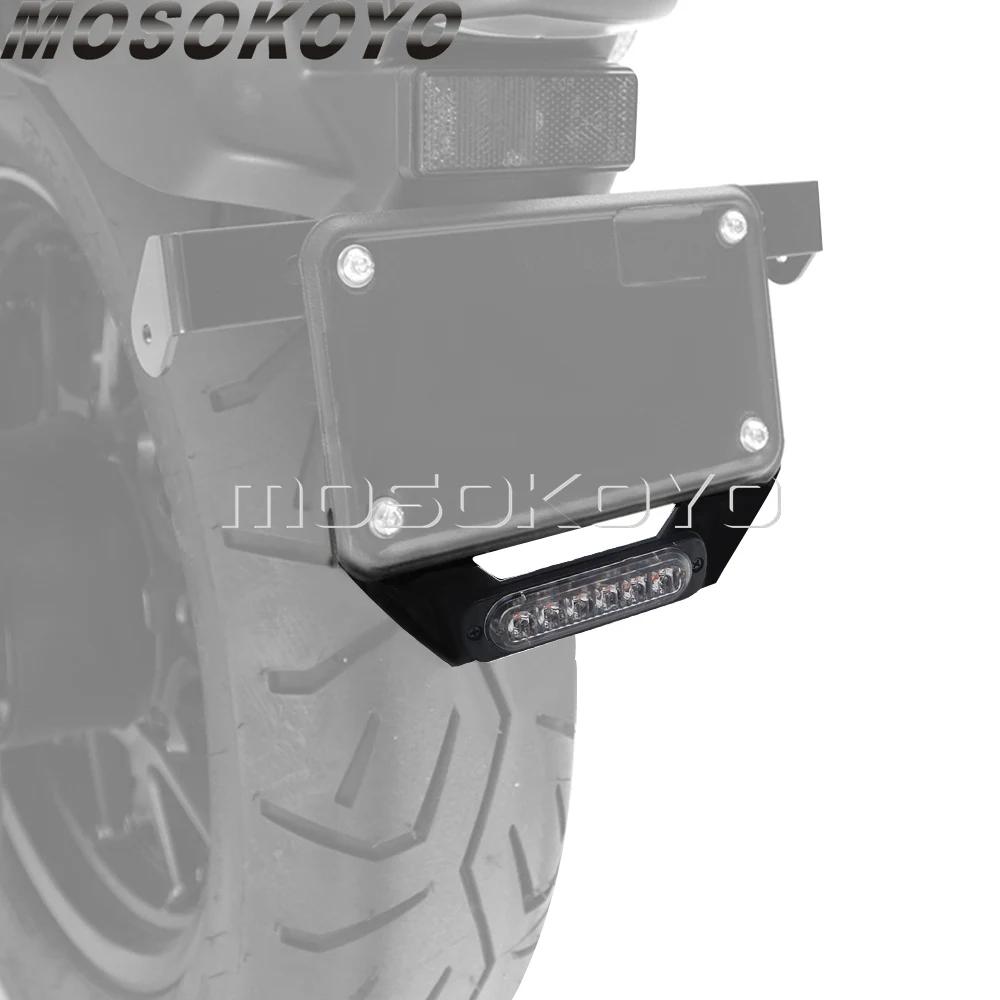 Feu arrière de moto universel LED B6, plaque d'immatriculation, feu auxiliaire, Flash en rafale, feu