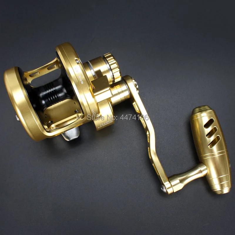 Madox-Moulinet de pêche à la traîne entièrement en métal, jigging pe7 #-500m, Max Drag 40kg, 10BB Li