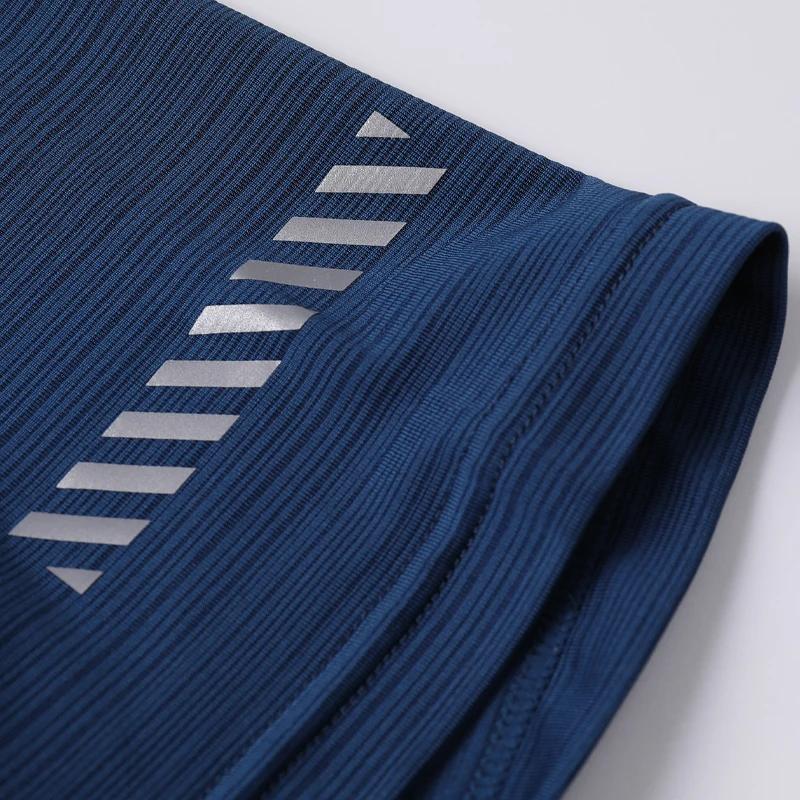 T-shirt de Sport à manches courtes pour hommes, séchage rapide, respirant, pour Jogging, Fitness