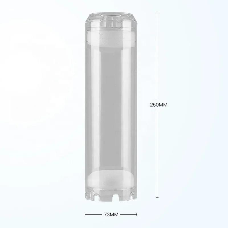 YenvQee cartouche transparente vide réutilisable de 10 pouces/5 pouces pour la résine, outils de fil