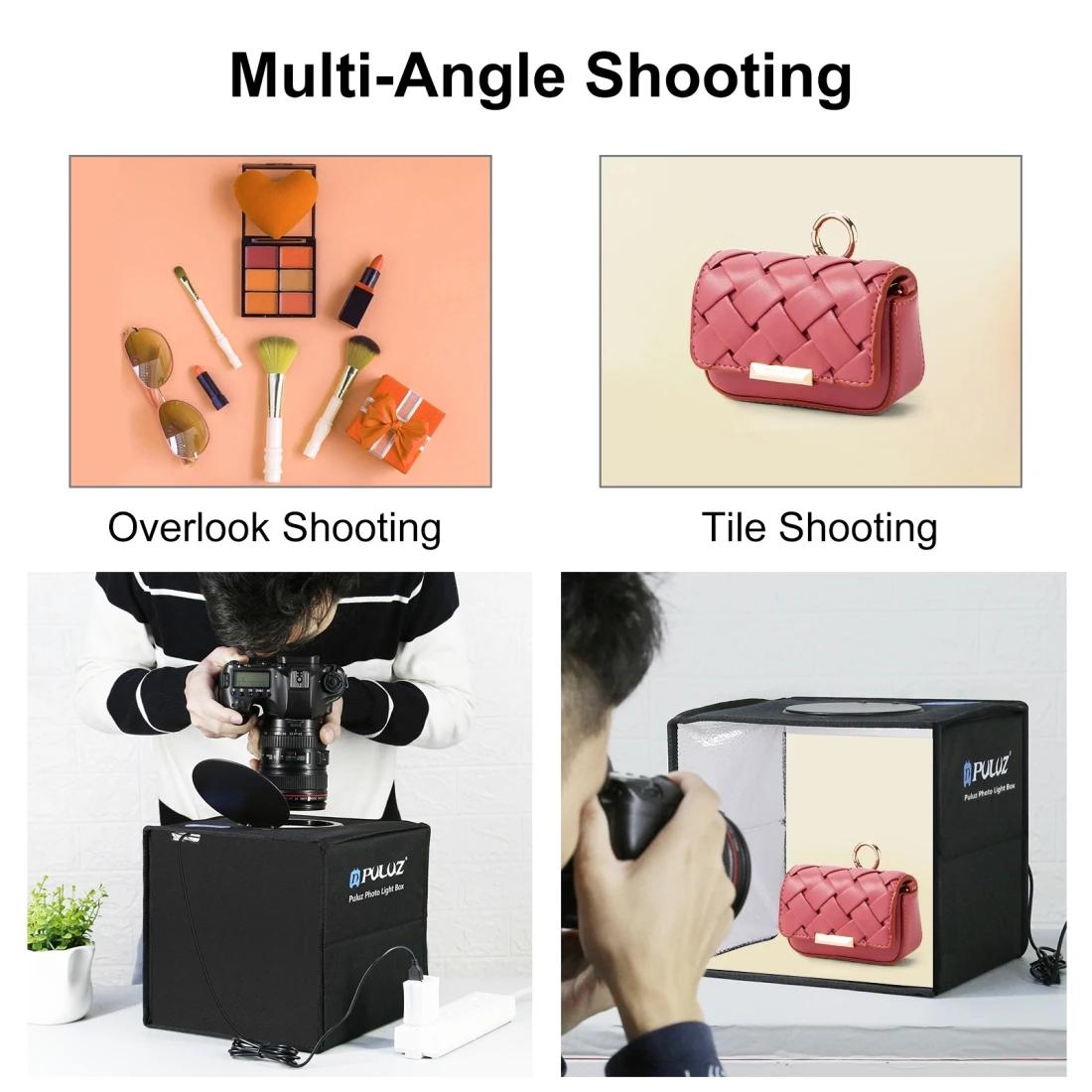 Softbox 3 Modes d'éclairage de couleur, boîte à lumière annulaire Led à intensité variable, éclairag