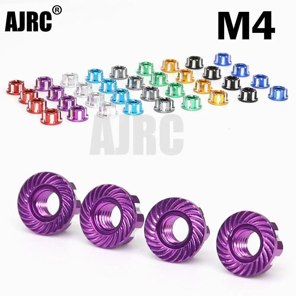 Écrou de pneu en alliage d'aluminium, pour roue RC 1/10 Trax TRtage TRX6 axial scx10 HSP YOKOMO D90
