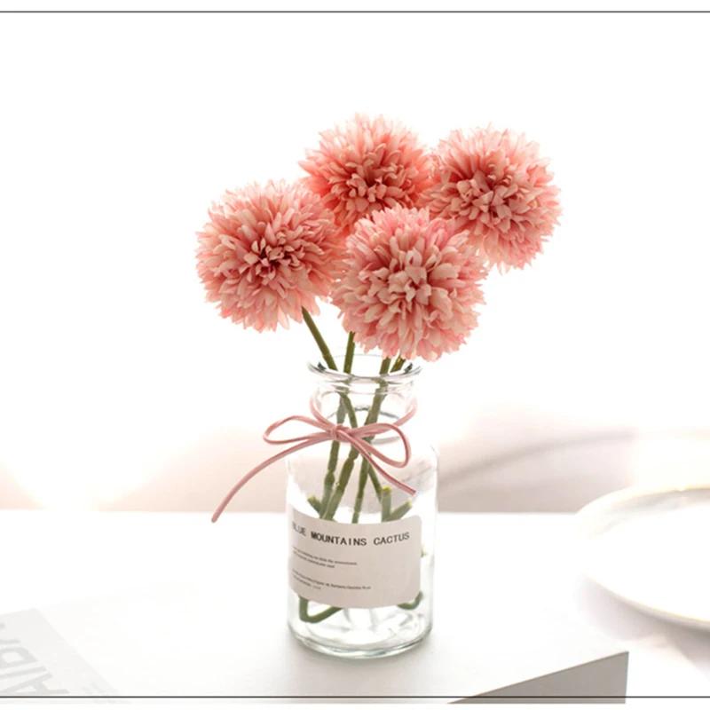Bouquet de Fleurs Artificielles Hortensia, pour Décoration de Maison, Chambre à Coucher, Mariage, Va