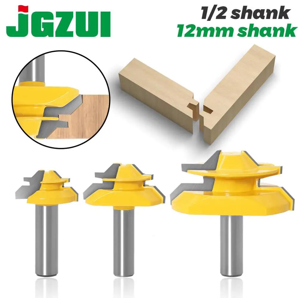Mitre à tige de 12mm et 1/2 ", 45 mèches de routeur à joint de colle résistant DONsRCT-Coupeur de Te