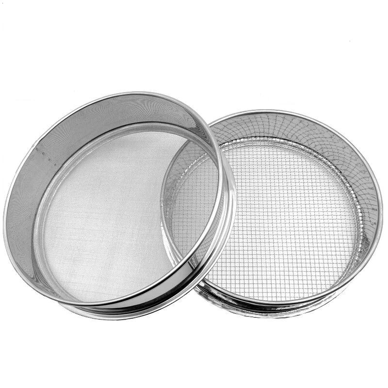 Tamis rond standard en acier inoxydable 500, tamis à ouverture de laboratoire, filtre à poudre de fa