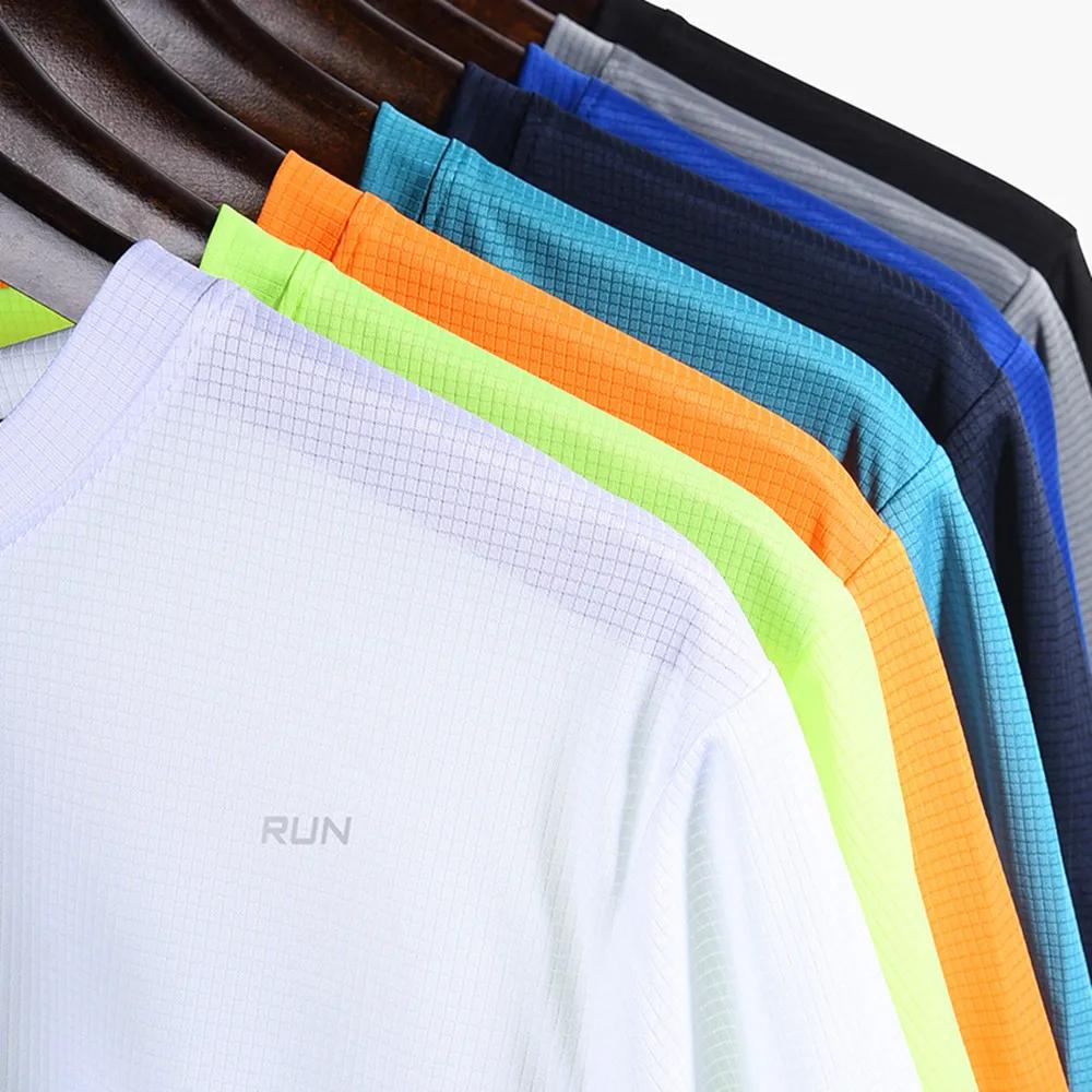 Chemise de sport multicolore d'été pour hommes - T-shirt fitness respirant pour gymnastique et course