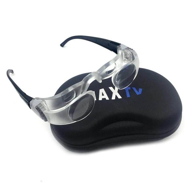 2.1X Max TV lunettes loupe lentille avec dioptrie + 3 binoculaires téléphone portable loupe avec sup