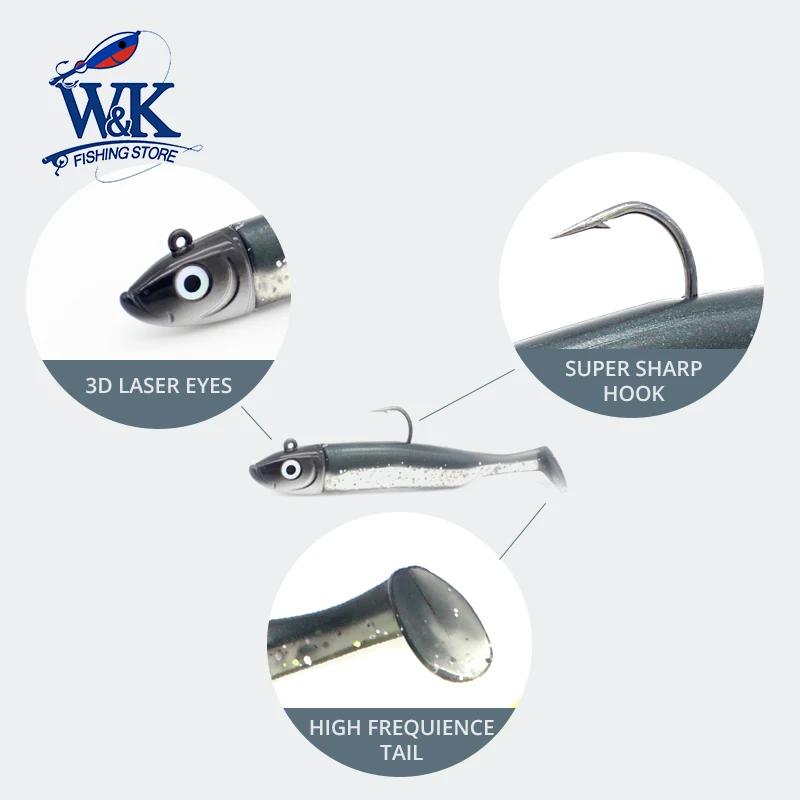 Nouvelle taille Slinky Shad 6 cm avec 5g tête de gabarit KIT de leurre souple à 3 pouces ensemble de
