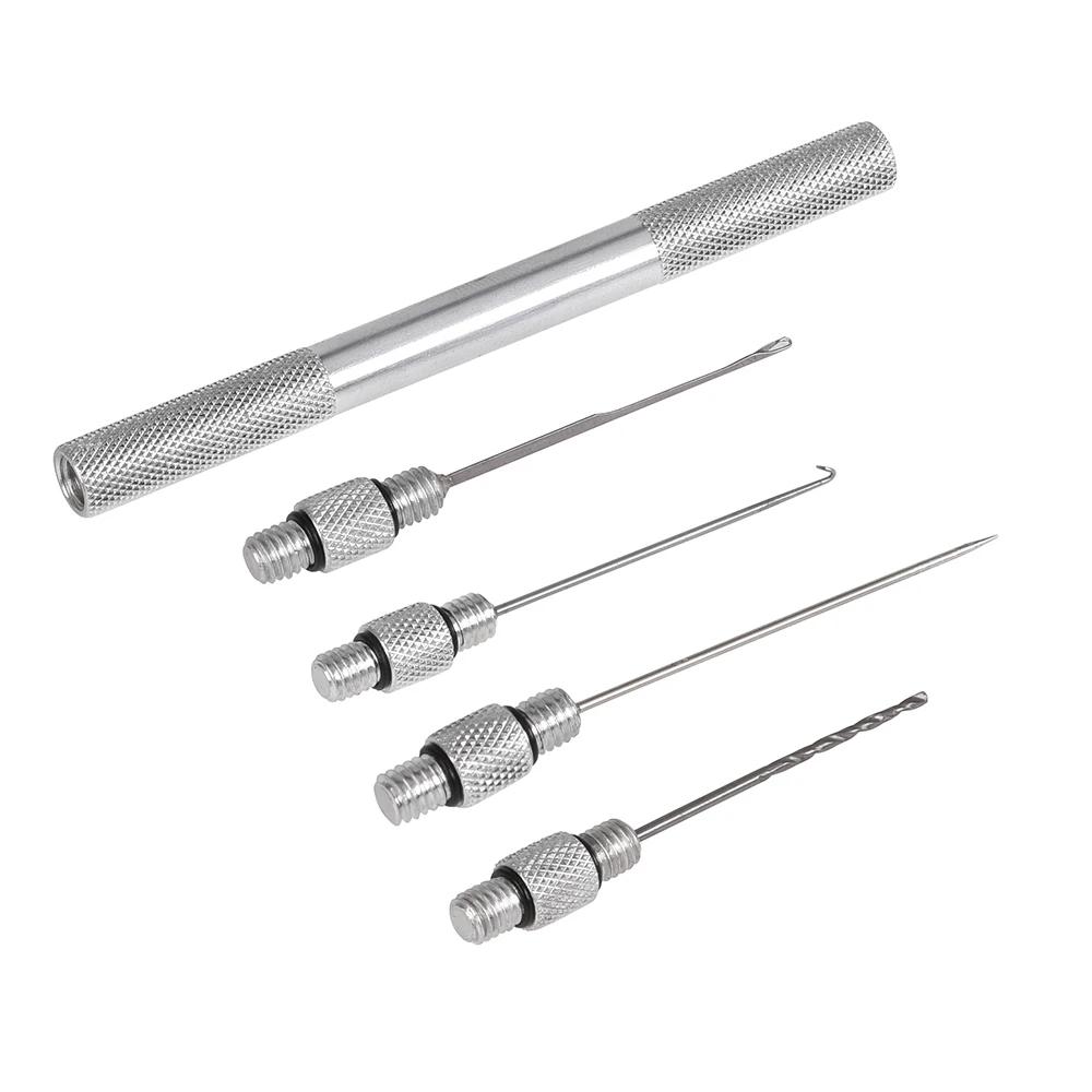 5 en 1 carpe forte gréement de pêche appât aiguille Kit ensemble d'outils appât perceuse Stringer ai