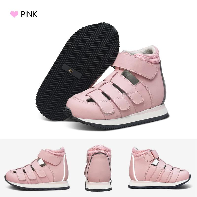 Chaussures en cuir véritable pour enfants, sandales pour tout-petits, chaussures de luxe pour enfant