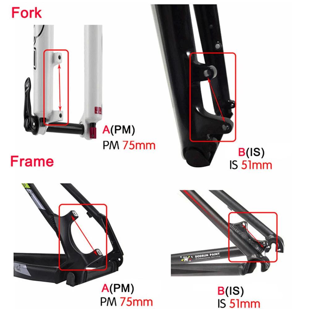 Adaptateur de frein à disque en alliage ultraléger, convertisseur PM/IS, rotor A à B, prompt ket, ac