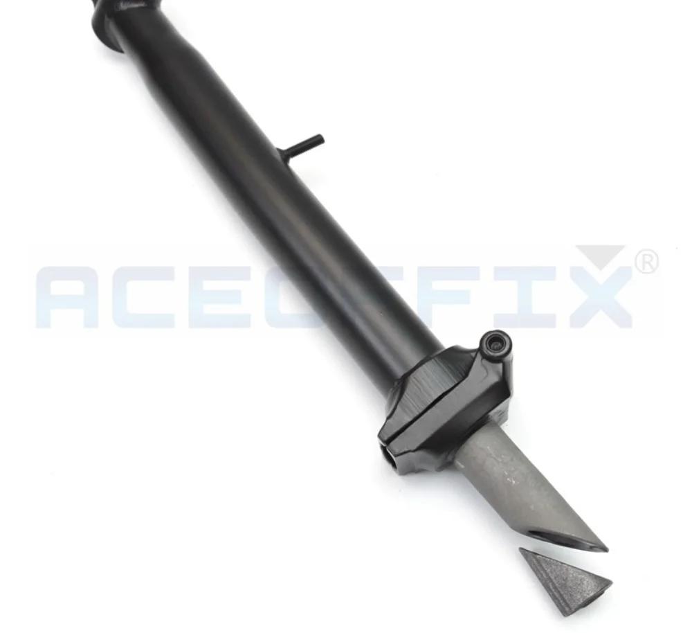 ACEOFFIX-Tige de tube de direction en acier au chrome-molybdène noir, guidon S/M pour Bromsilice, ac