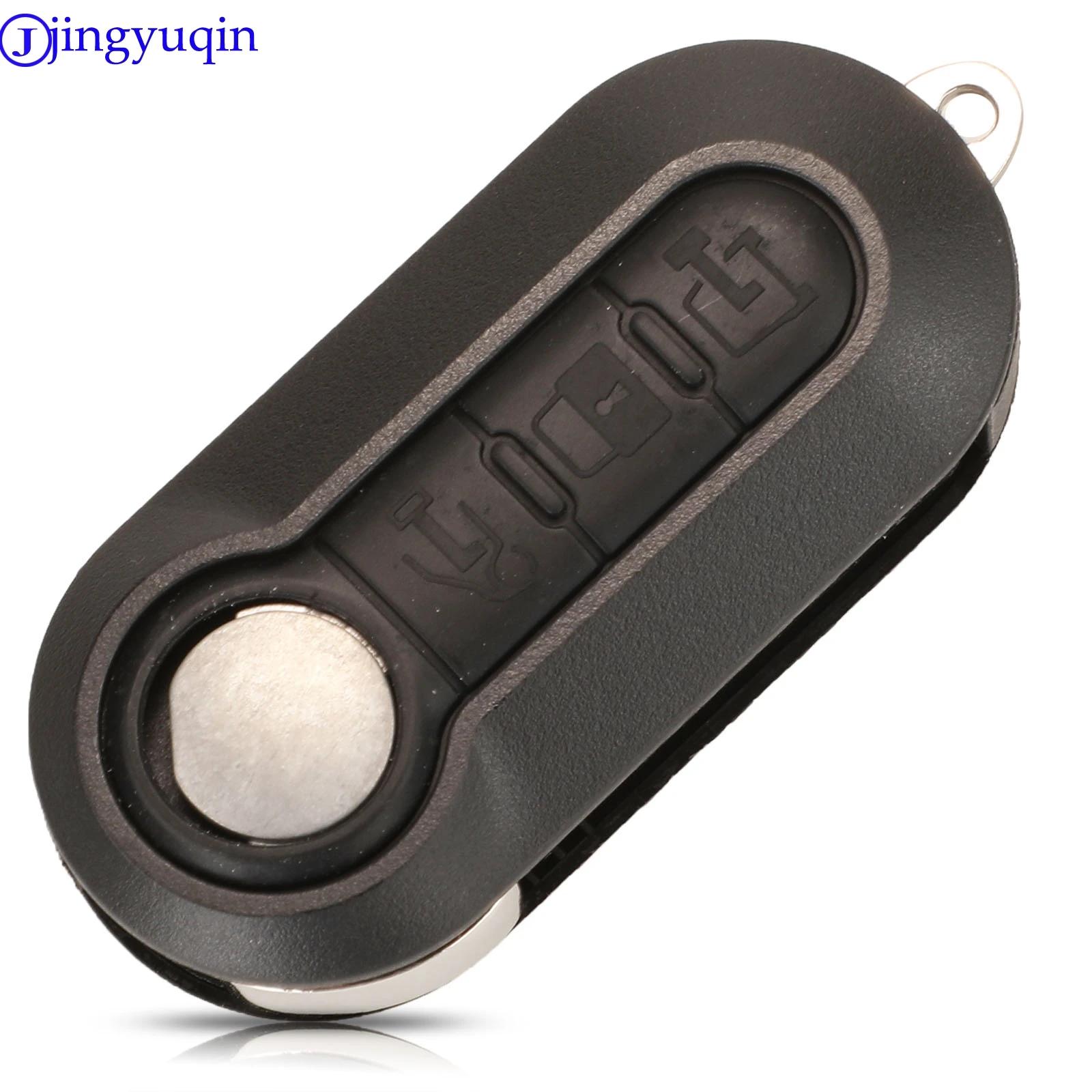 Jingyuqin – coque pour clé télécommande, pour Fiat 500 Panda Punto Bravo Doblo Peugeot Boxer citroën