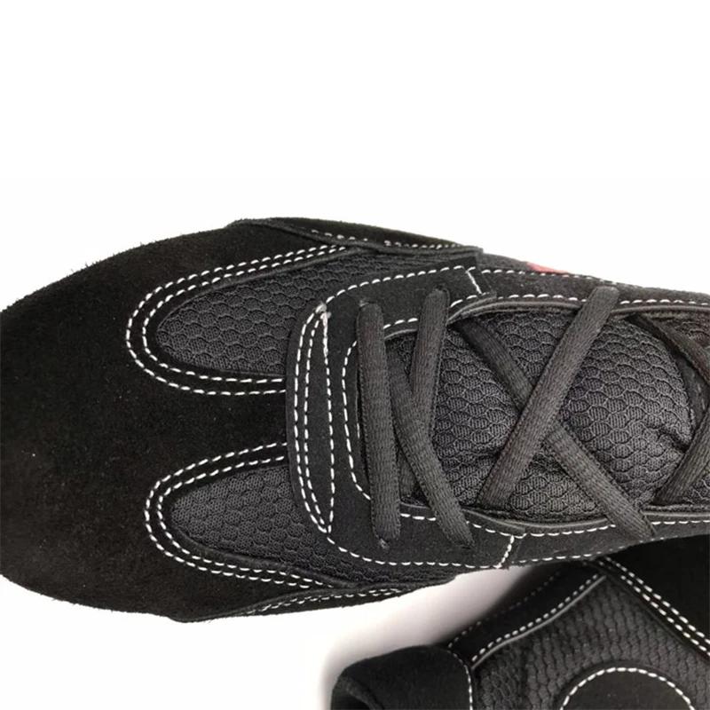 Chaussures de boxe professionnelles en cuir à fond souple, chaussures Worcestershire Ling d'intérieu