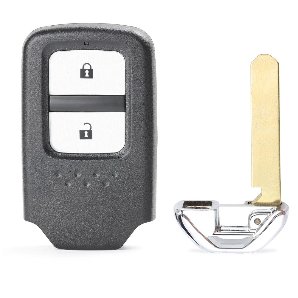 EllYECU-Clé télécommande intelligente à 2 boutons, 313.8MHz, ID47, pour Honda City Crider Jazz Shutt
