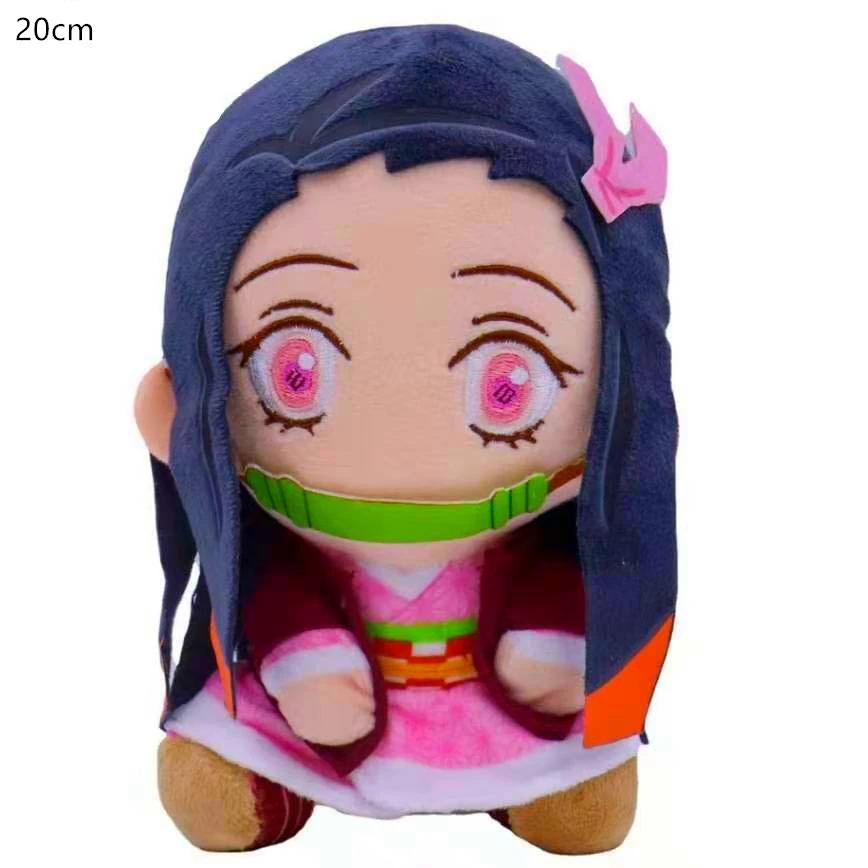 Dessin animé Demon Slayer: Kimetsu No Yaiba Kamado Tanjirou Cosplay poupée oreiller Kawaii jouet en