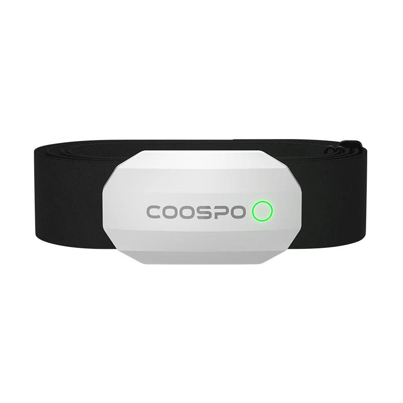 Moniteur fréquence cardiaque COOSPO BLE ANT+ - Ceinture pectorale noire sans fil compatible Wahoo Garmin