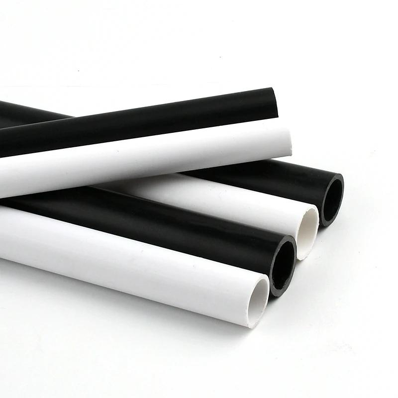 Tuyau en PVC blanc et noir, diamètre extérieur 5 ~ 16mm, poisson précieux, aquarium, tube, jardin, d