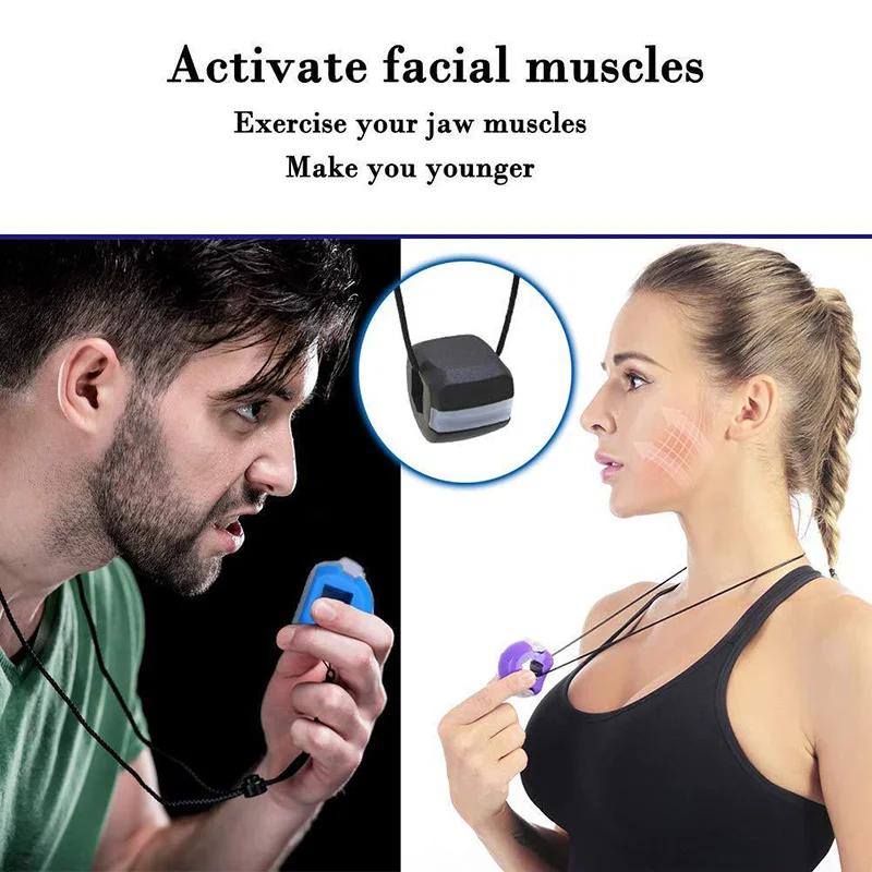 Boule de Fitness en Gel de silice pour le visage, exercice de mâchoire, Toner pour le visage, réduit