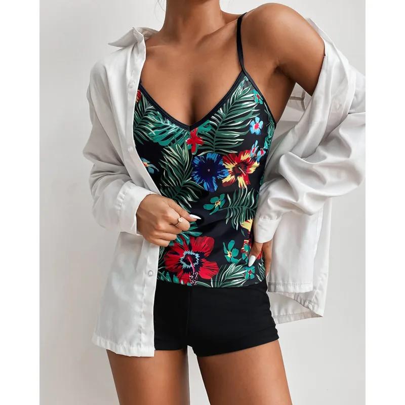 Sexy grands maillots de bain grande taille Tankini ensembles maillot de bain pour femme vêtements de
