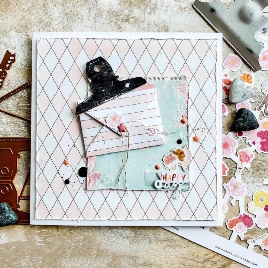 Piggy Craft-Matrices de découpe en métal, moule découpé, diverses séries de cartes, scrapbooking, pa
