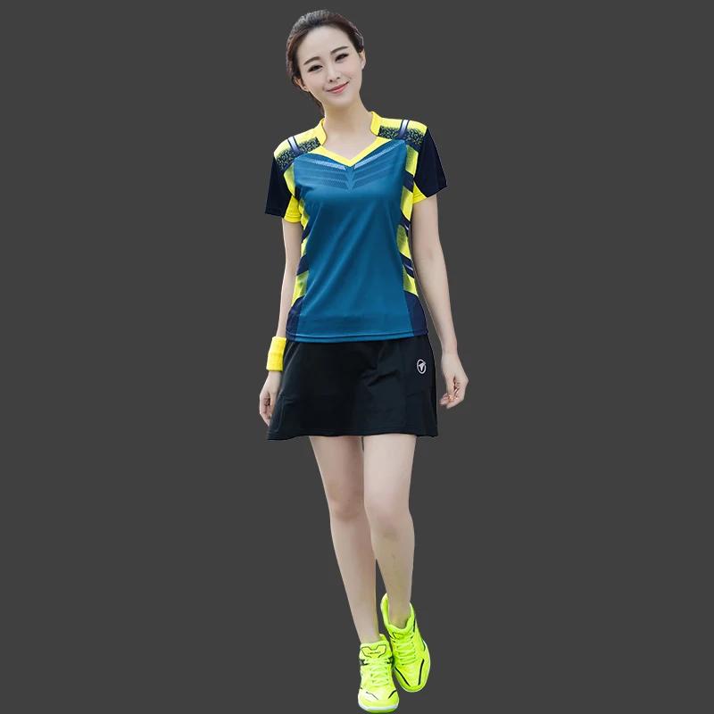 Chemise de Badminton sport hommes femmes marque séchage rapide respirant Tennis de Table équipe cour