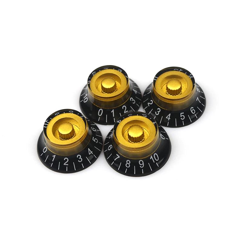 2/4 pièces bouton de tonalité de Volume de guitare LP guitare électrique haut-de-forme guitare droit