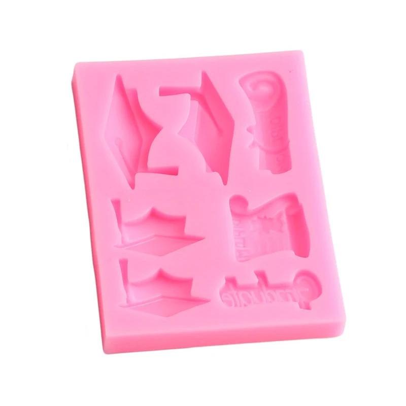 Moules à pâtisserie en Silicone, DIY, pour fête de remise de diplôme, pour enterrement de vie de jeu