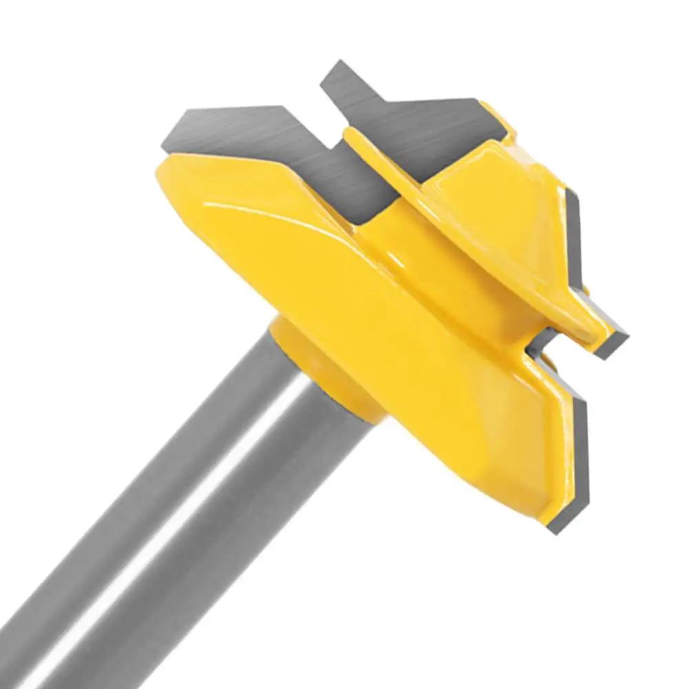 Mitre à tige de 12mm et 1/2 ", 45 mèches de routeur à joint de colle résistant DONsRCT-Coupeur de Te