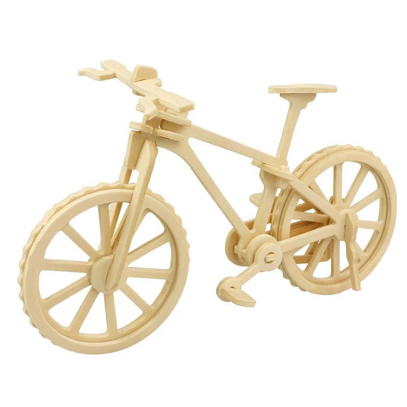 3D bricolage bois Puzzle jouet série militaire réservoir véhicule modèle ensemble créatif assemblé é