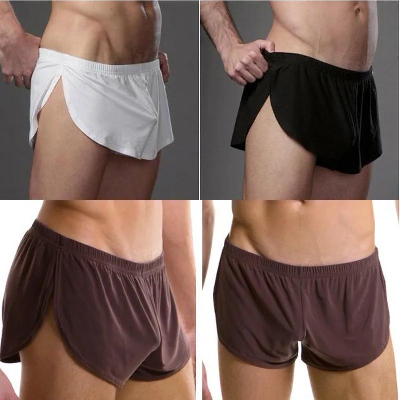 Hommes Shorts gymnases Sport Fitness Shorts élastique ample Sport course sous-vêtements courts Jogge