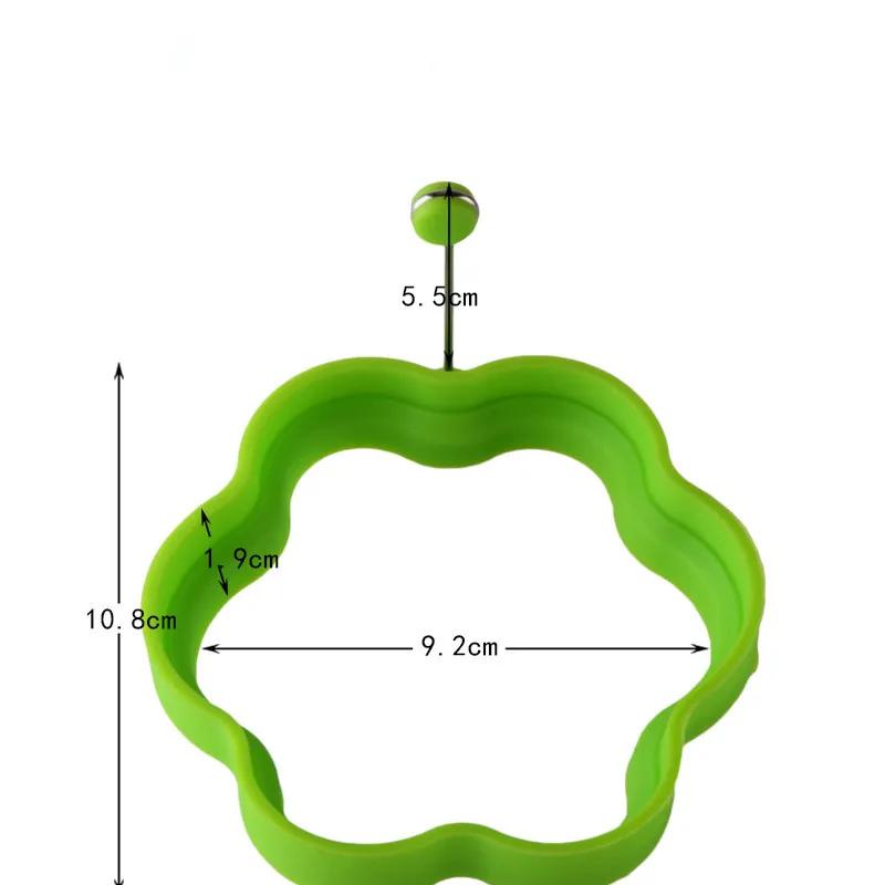 Machine à crêpes en Silicone, 5 Styles, moule à œufs frits, formes antiadhésives, opération Simple,