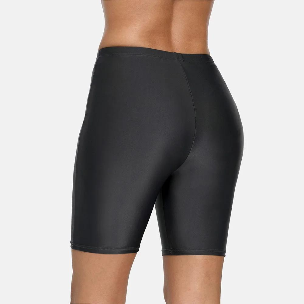 Anfilia femmes Capris maillot de bain dames bas de Bikini maillots de sport slips mince Tankini mail