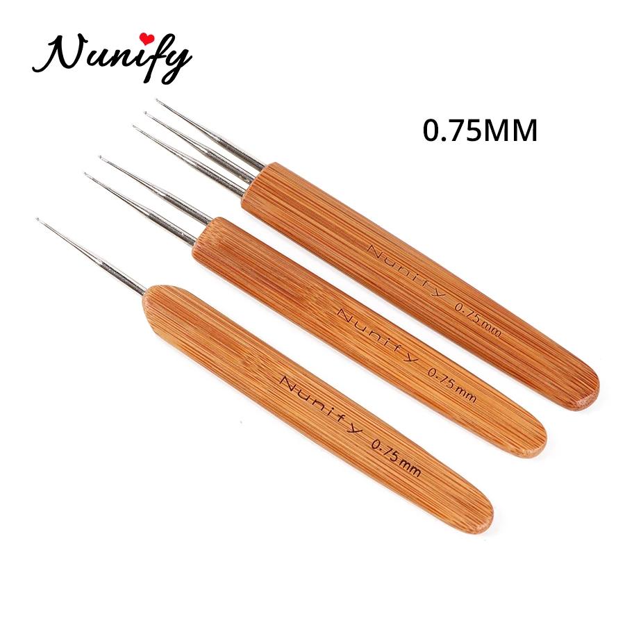 0.5Mm 0.75Mm Dreadlock aiguille Crochet pour redoute cheveux Dreadlocks accessoires crochet aiguille