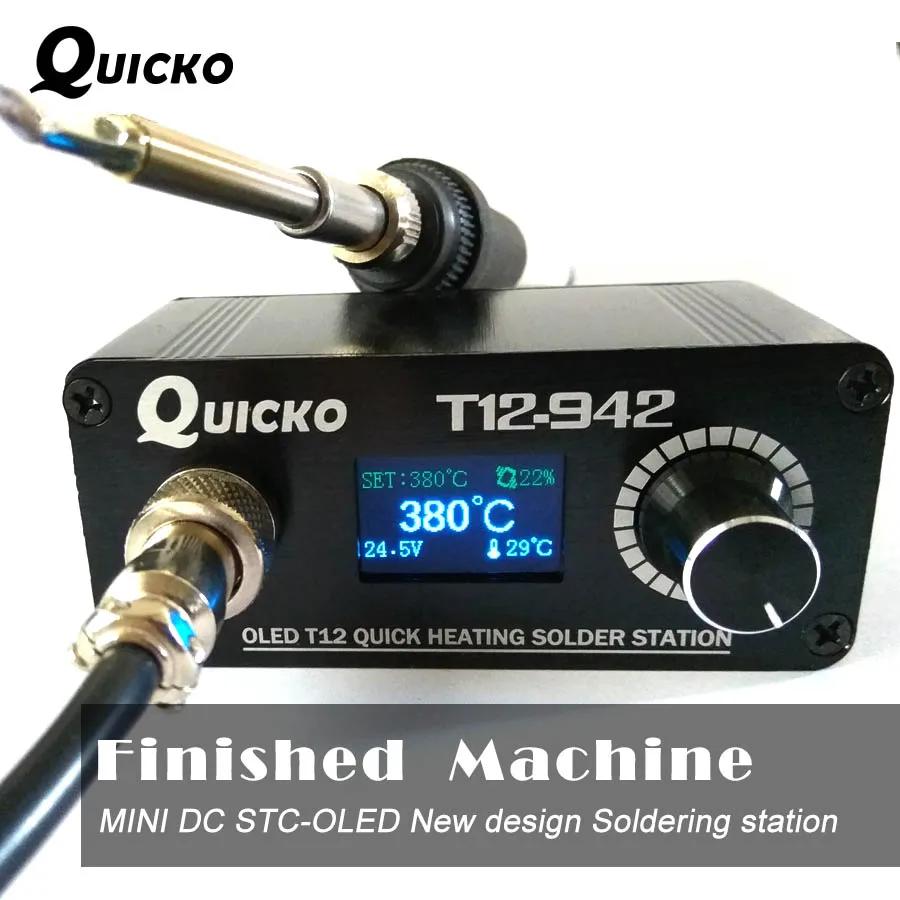 T12-942 OLED MINI station de soudage fer à souder électronique numérique Version cc Portable sans al